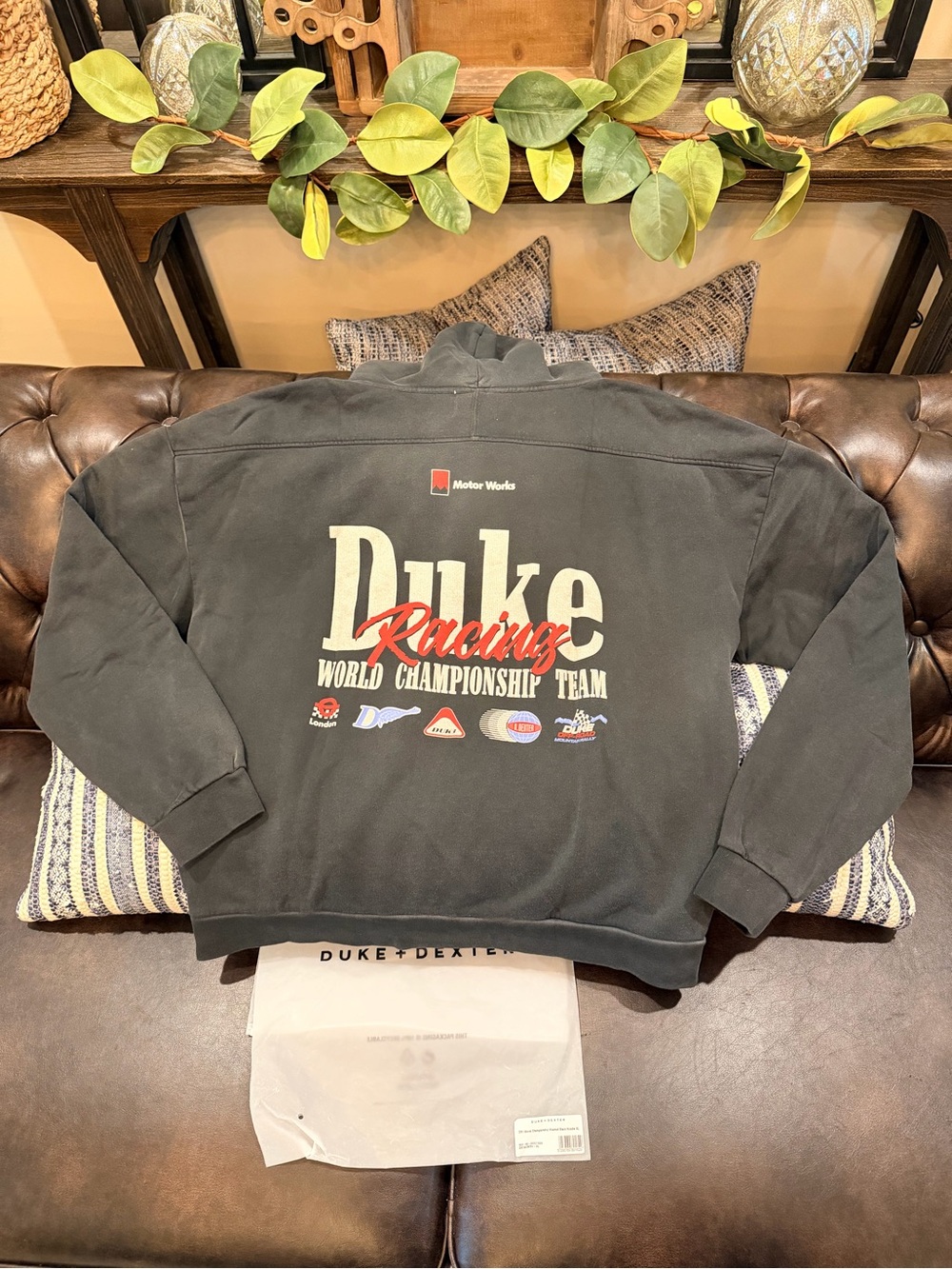 Duke + Dexter DRI World Championship Washed Black Hoodie | XL